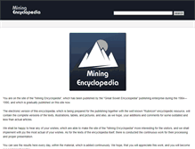 Tablet Screenshot of mining-enc.com